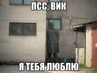 Псс, Вик Я тебя люблю