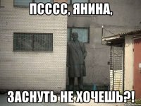 Псссс, Янина, заснуть не хочешь?!