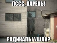 Пссс, Парень! Радикалы ушли?