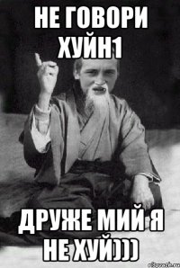 не говори хуйн1 друже мий я не хуй)))