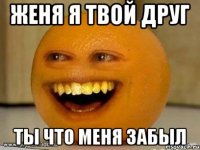 Женя я твой друг ты что меня забыл