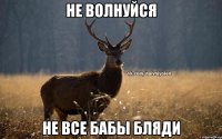 Не волнуйся Не все бабы бляди