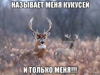 Называет меня кукусей И только меня!!!