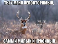 Ты у меня неповторимый, Самый милый и красивый