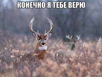 конечно я тебе верю 