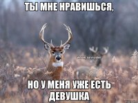 Ты мне нравишься, Но у меня уже есть девушка