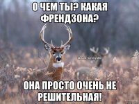 О чем ты? Какая френдзона? Она просто очень не решительная!