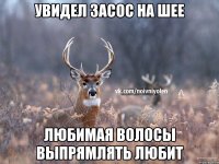 Увидел засос на шее Любимая волосы выпрямлять любит