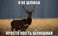 Я не шлюха просто кость шлюшная