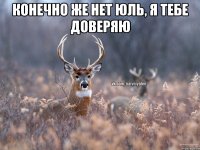 конечно же нет Юль, я тебе доверяю 