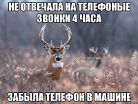 не отвечала на телефоные звонки 4 часа Забыла телефон в машине