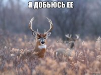 Я добьюсь ее 