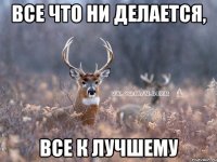 ВСЕ ЧТО НИ ДЕЛАЕТСЯ, ВСЕ К ЛУЧШЕМУ