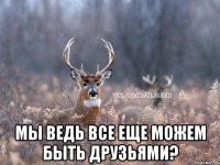  МЫ ВЕДЬ ВСЕ ЕЩЕ МОЖЕМ БЫТЬ ДРУЗЬЯМИ?