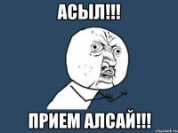 АСЫЛ!!! ПРИЕМ АЛСАЙ!!!