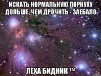 Искать нормальную порнуху дольше, чем дрочить - заебало Леха Бидник ™