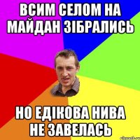 всим селом на майдан зібрались но едікова нива не завелась