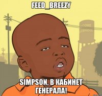 Feed_Breezy Simpson, в кабинет генерала!