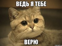 ведь я тебе верю