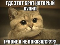 где этот брат,который купил iphone и не показал????