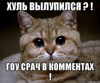 Хуль вылупился ? ! Гоу срач в комментах !