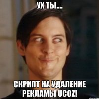 Ух ты.... Скрипт на удаление рекламы uCoz!