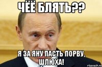 чёё блять?? я за Яну пасть порву, шлюха!