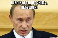 Шел бы ты отсюда, петушок! 