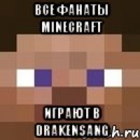 Все фанаты MineCraft играют в drakensang