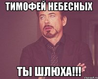 тимофей небесных ты шлюха!!!