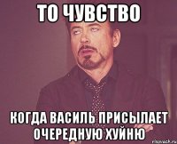 то чувство когда Василь присылает очередную хуйню