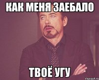 как меня заебало твоё угу