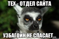 Тех - отдел сайта Узбагоин не спасает...