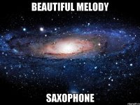 Beautiful melody saxophone