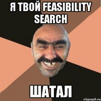 Я твой Feasibility search ШАТАЛ