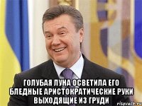  голубая луна осветила его бледные аристократические руки выходящие из груди