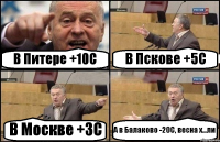 В Питере +10С В Пскове +5С В Москве +3С А в Балаково -20С, весна х...ли