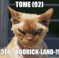 TOME [92] ЭТО - BOORICK-LAND-!!