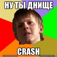 ну ты днище ___CRASH___