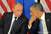 когда из амареци белых прогоните?, Комикс  Путин и Обама