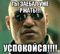 ты заебал уже ржать!!! успокойся!!!!