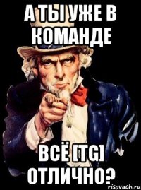 А ты уже в команде Всё [TG] отлично?