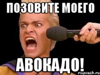 Позовите моего авокадо!