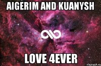 Aigerim and Kuanysh love 4ever