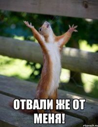  Отвали же от меня!