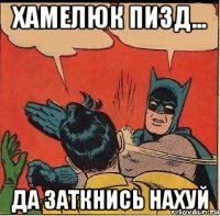 хамелюк пизд... да заткнись нахуй