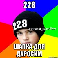 228 шапка для дуросим