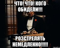 что! что! кого обидели!!! розстрелять немедленно!!!!!