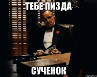 тебе пизда сученок