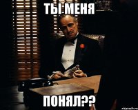 Ты меня Понял??